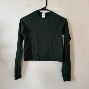 Athleta Girl Seamless Top Dark Green
